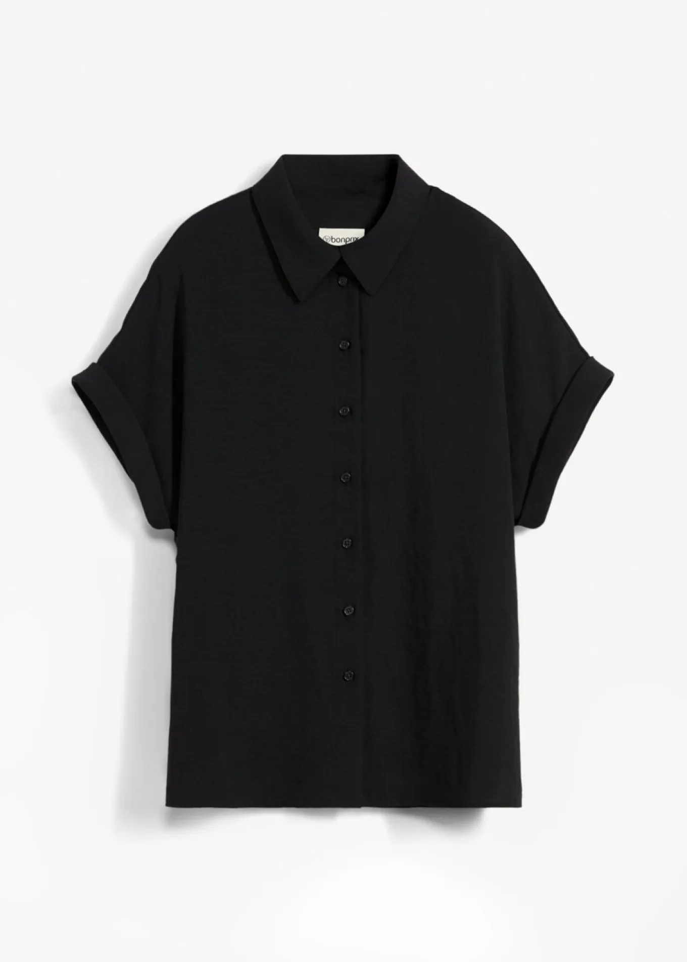 Blusa holgada de crepé estructurado