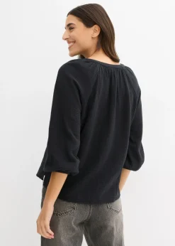Blusa holgada de muselina