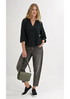 Blusa holgada de muselina