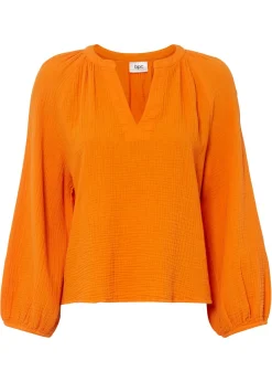Blusa holgada de muselina