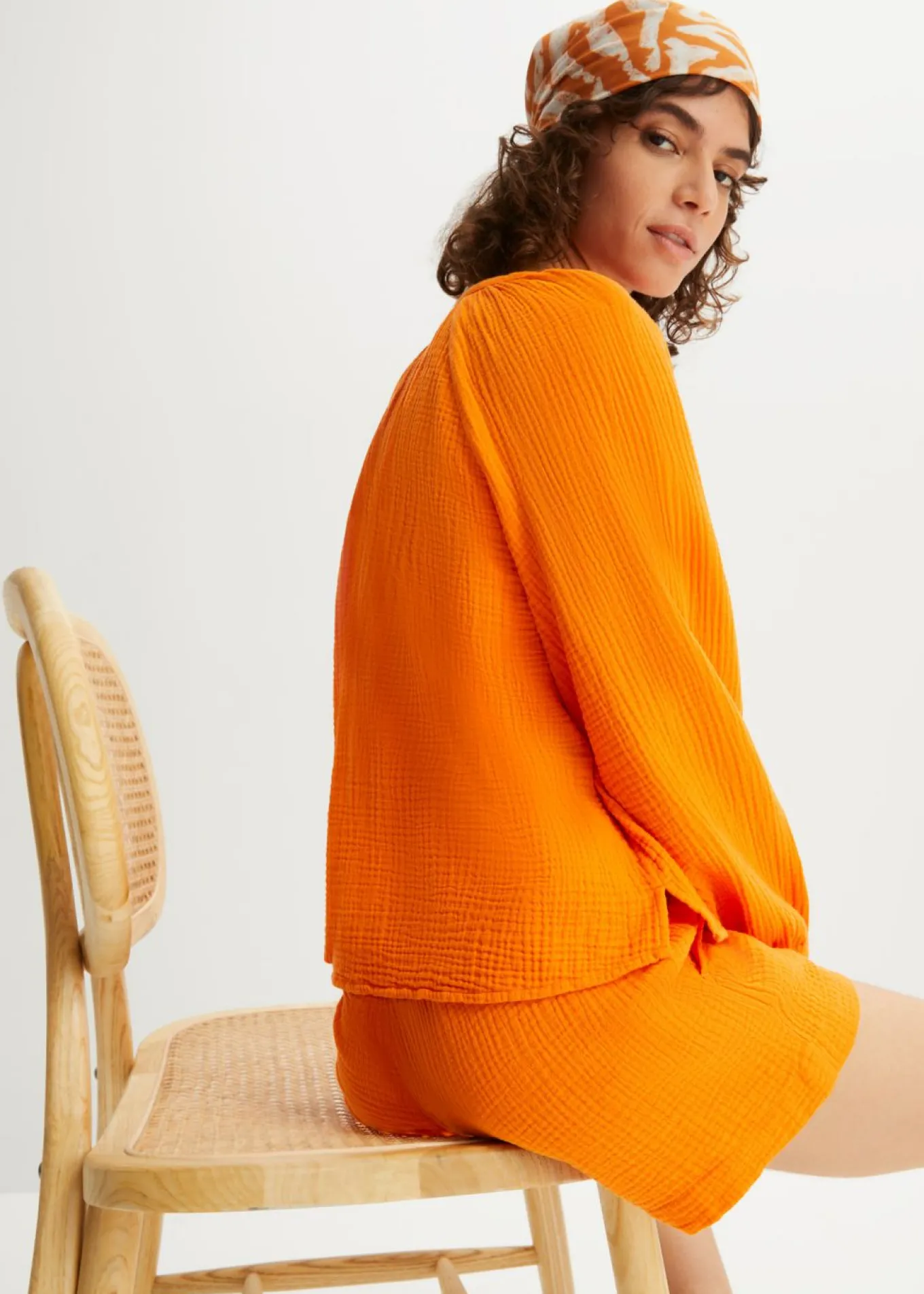Blusa holgada de muselina