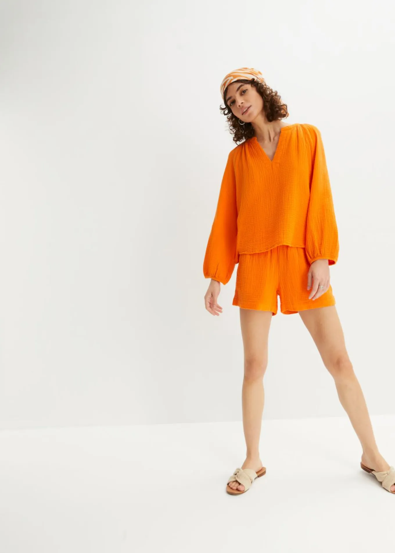Blusa holgada de muselina