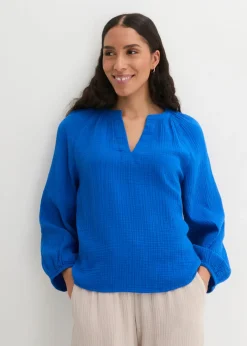Blusa holgada de muselina