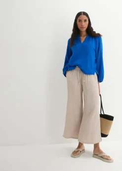 Blusa holgada de muselina