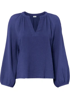 Blusa holgada de muselina
