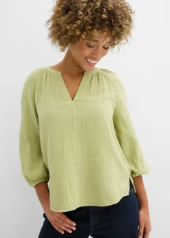 Blusa holgada de muselina