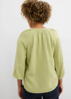 Blusa holgada de muselina