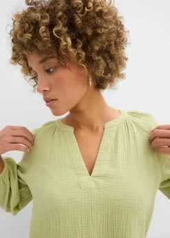 Blusa holgada de muselina