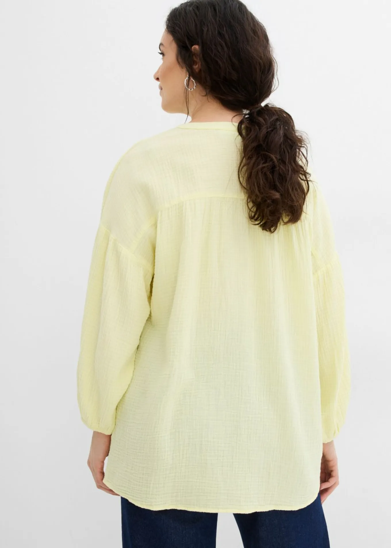Blusa holgada de muselina