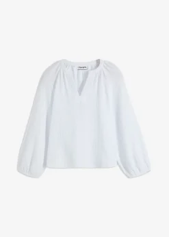 Blusa holgada de muselina