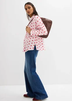 Blusa holgada de muselina suave