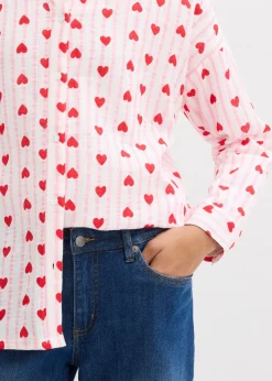 Blusa holgada de muselina suave