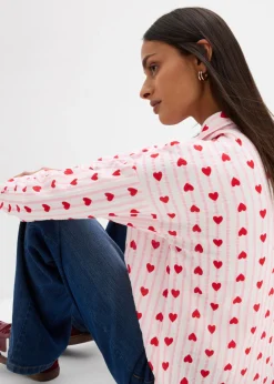 Blusa holgada de muselina suave