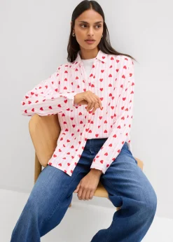 Blusa holgada de muselina suave