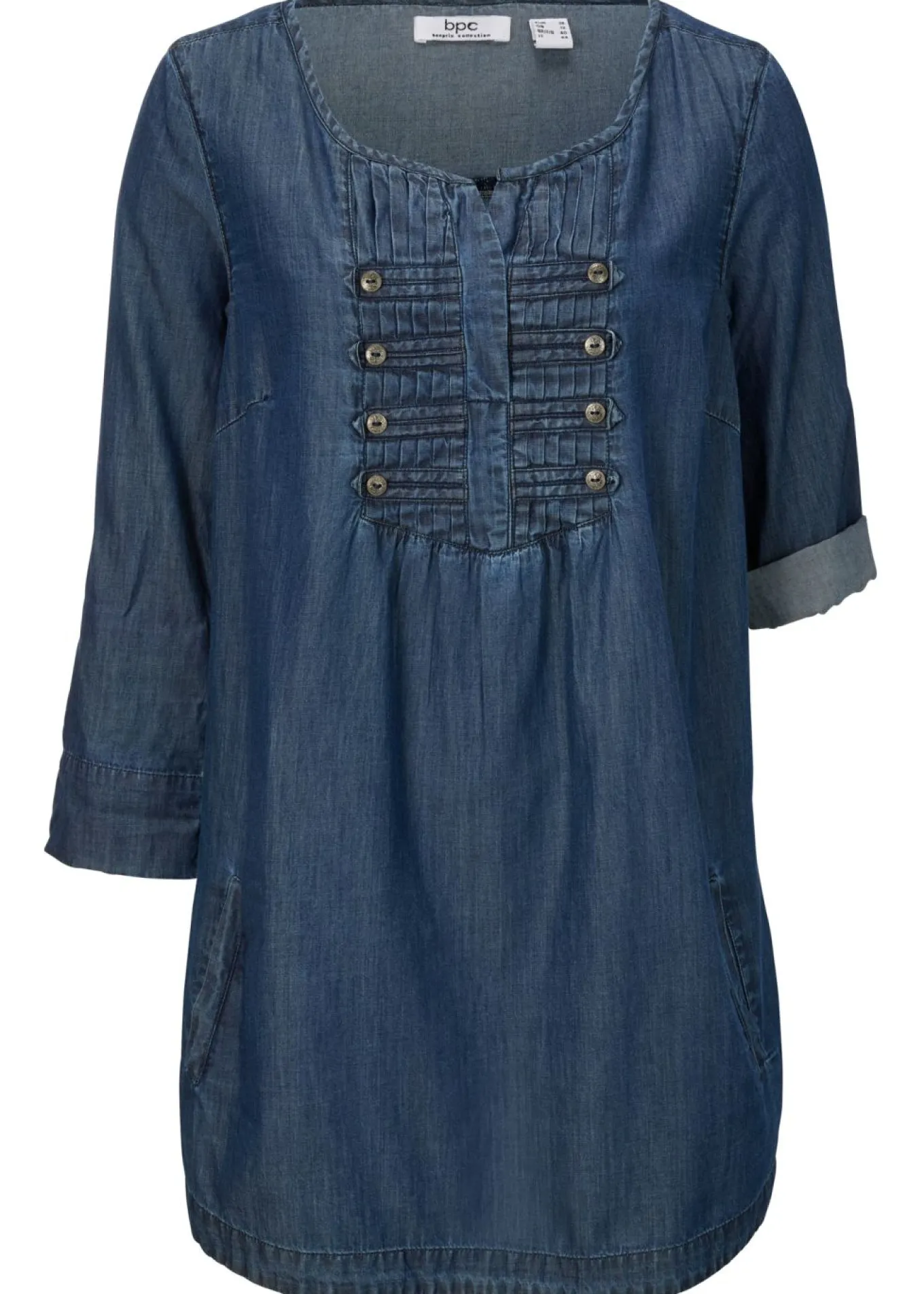 Blusa larga con corte en A