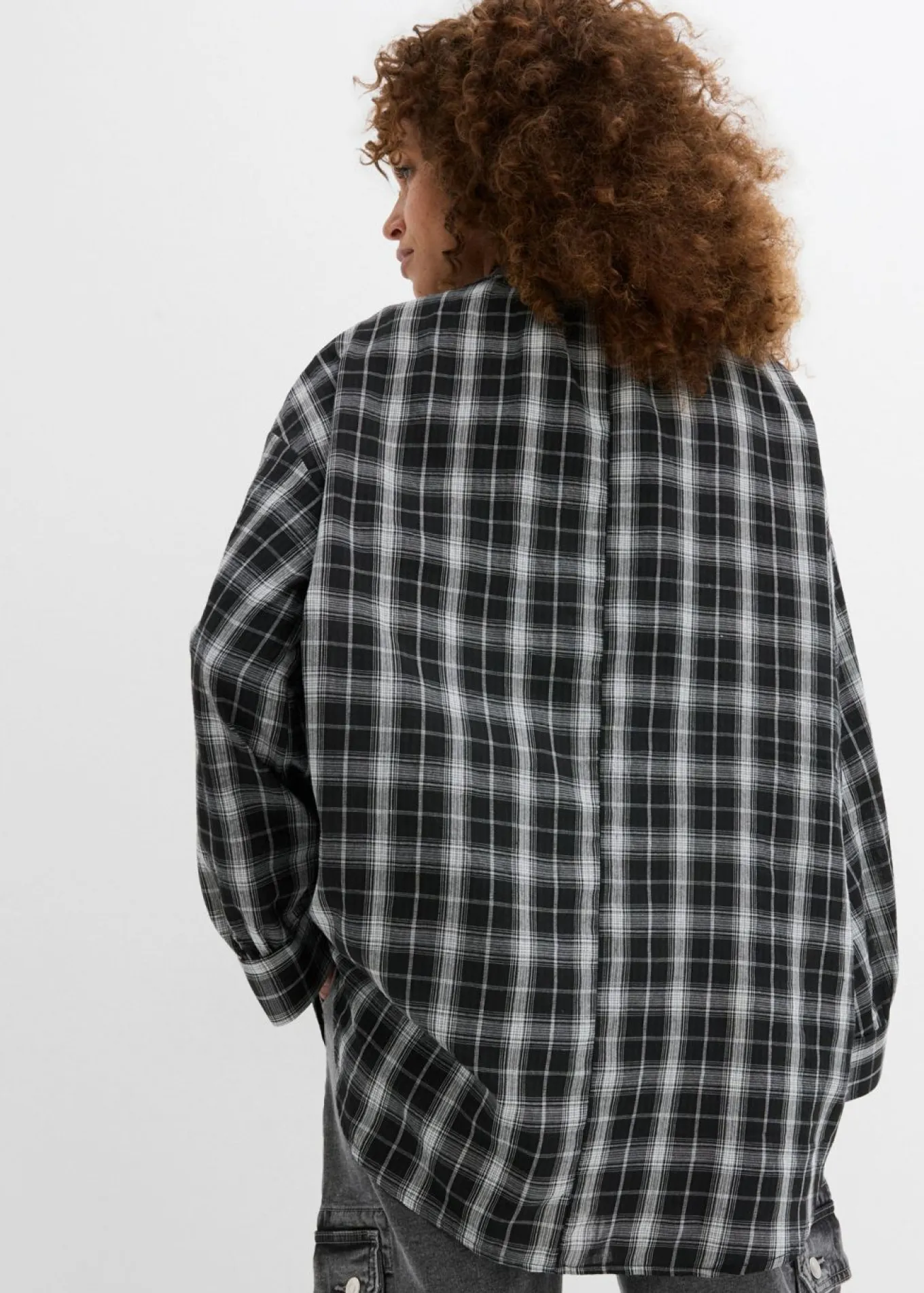 Blusa larga con corte holgado