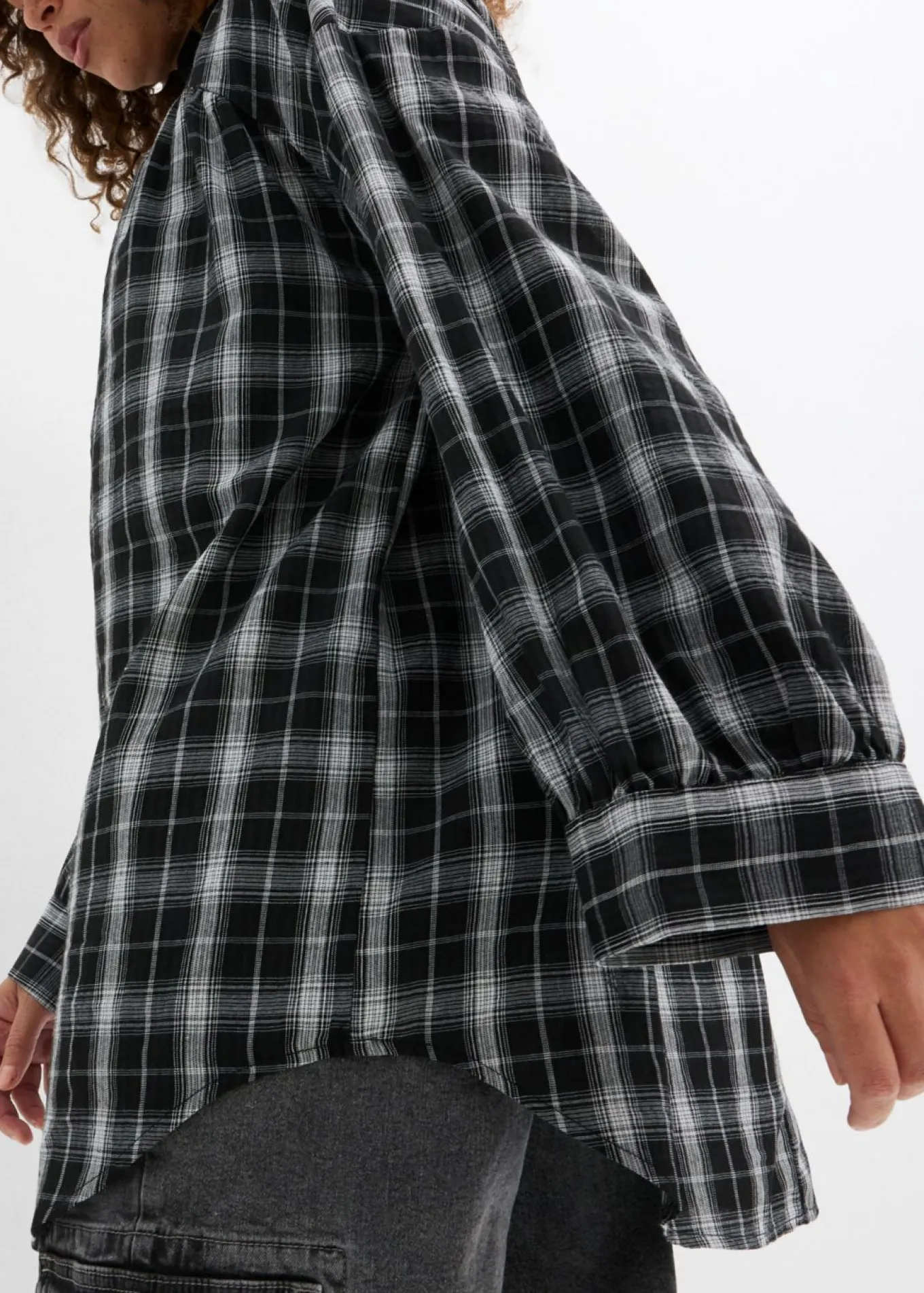 Blusa larga con corte holgado