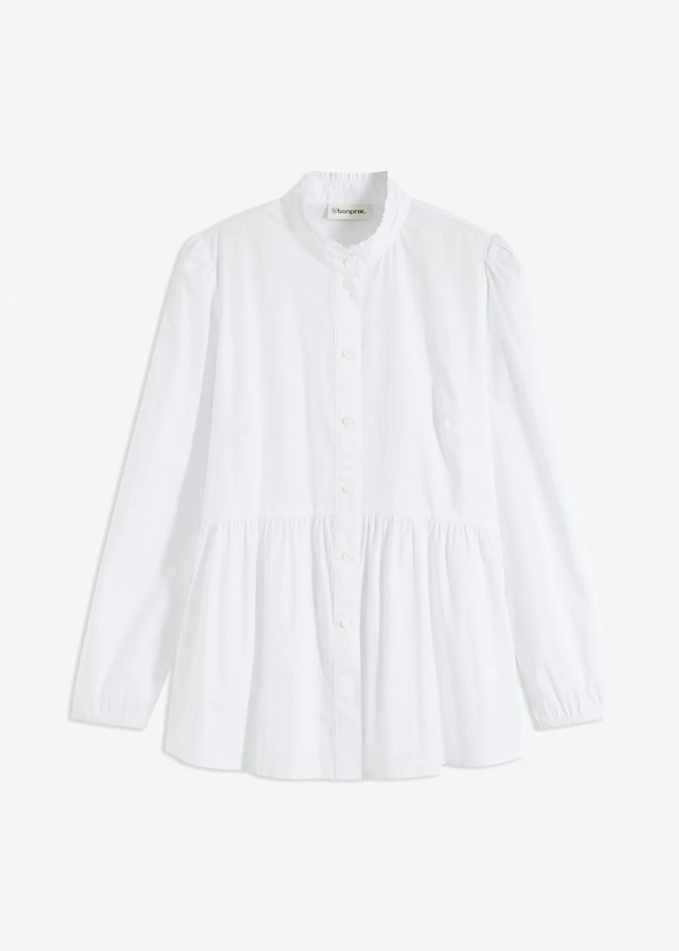 Blusa larga con fruncido