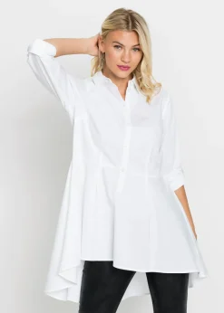 Blusa larga con volante