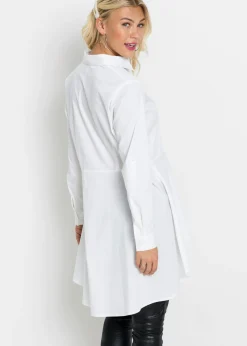 Blusa larga con volante