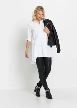Blusa larga con volante