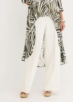 Blusa larga de gasa