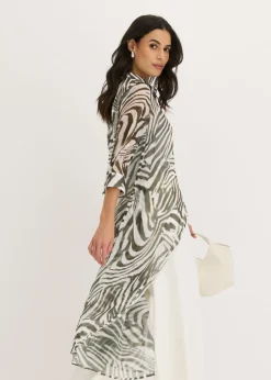 Blusa larga de gasa