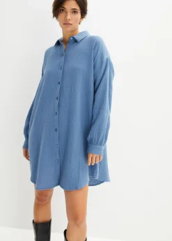Blusa larga de muselina con corte holgado