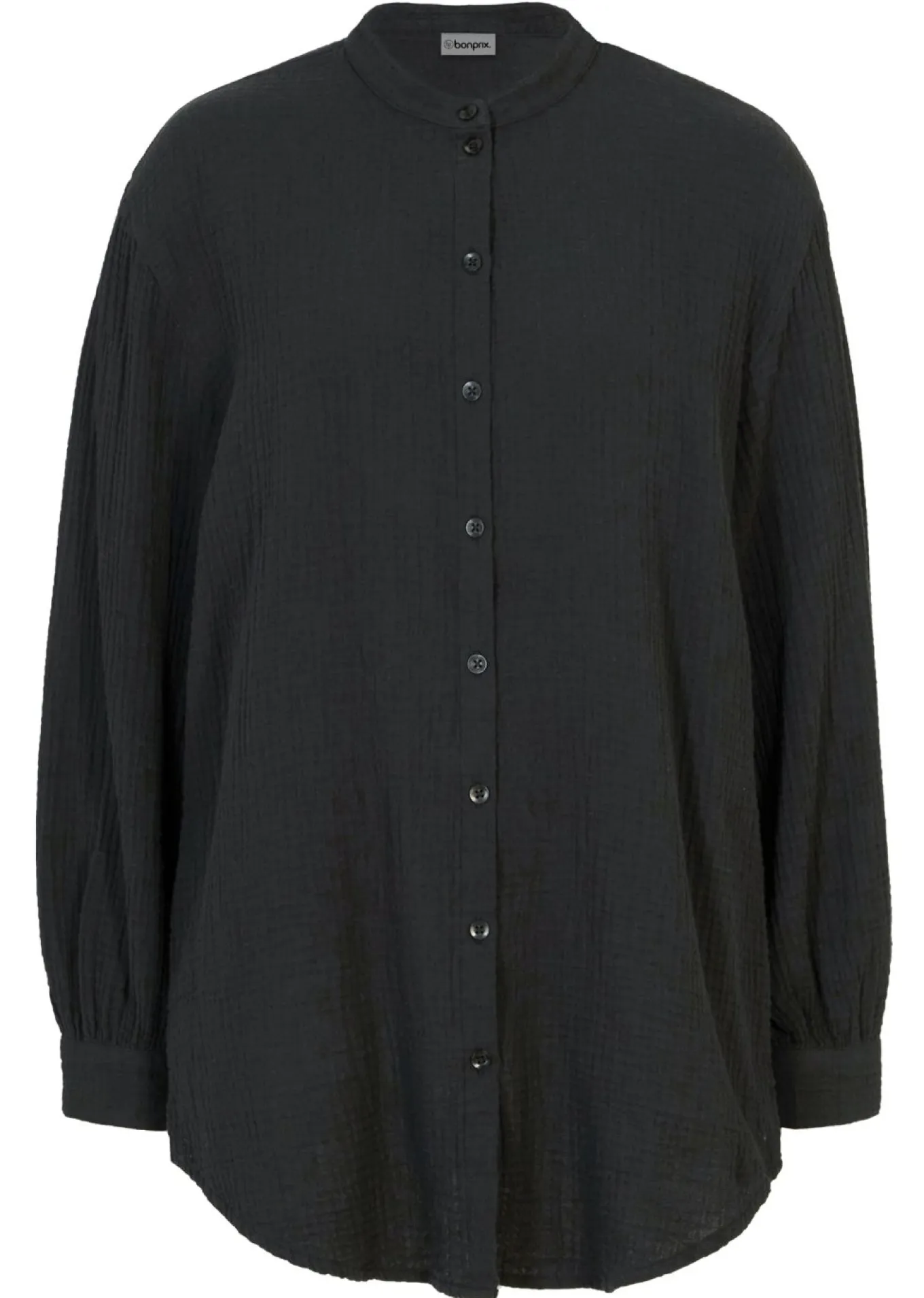 Blusa larga de muselina ligera