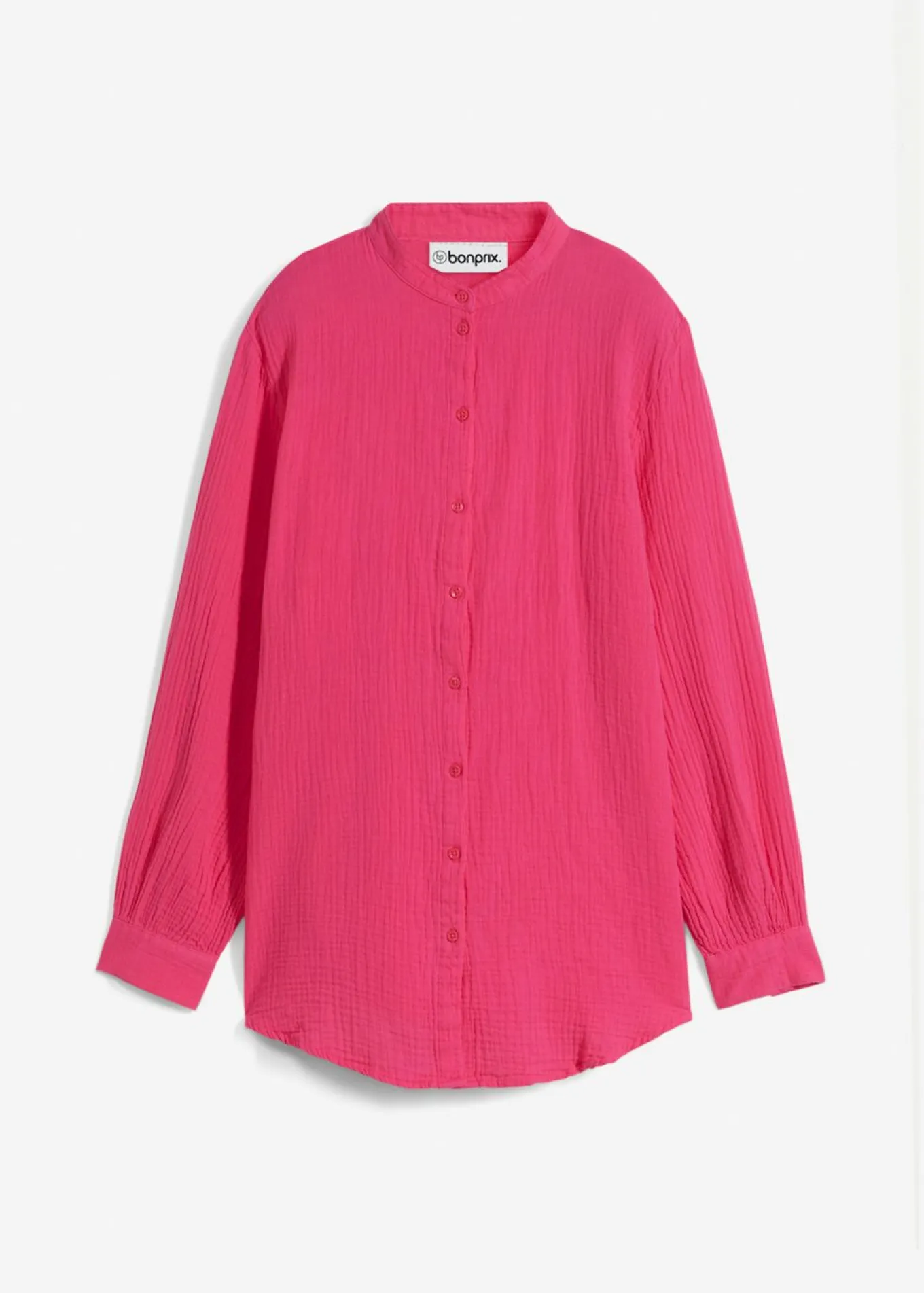 Blusa larga de muselina ligera