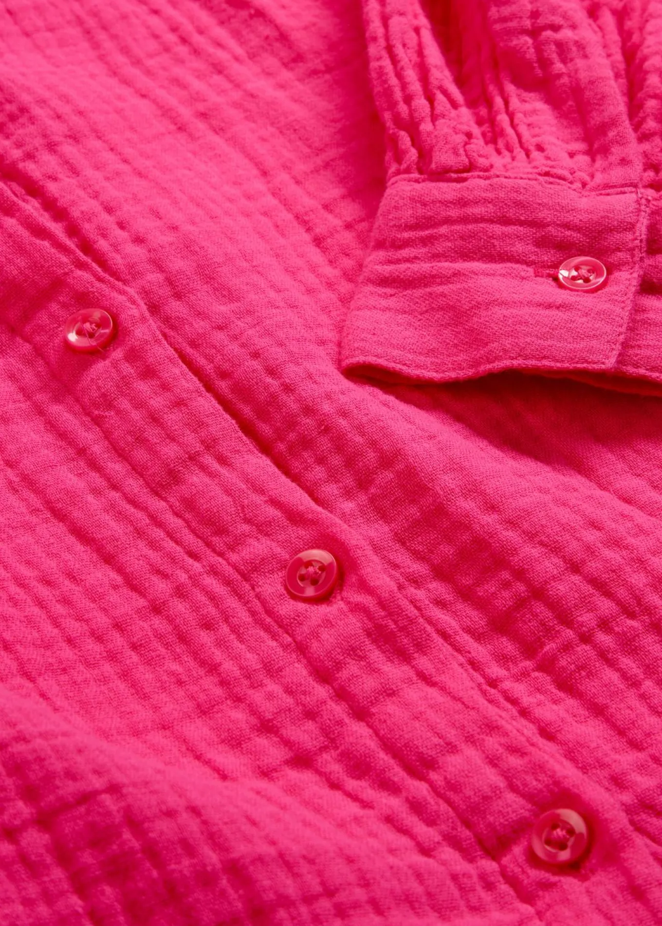 Blusa larga de muselina ligera