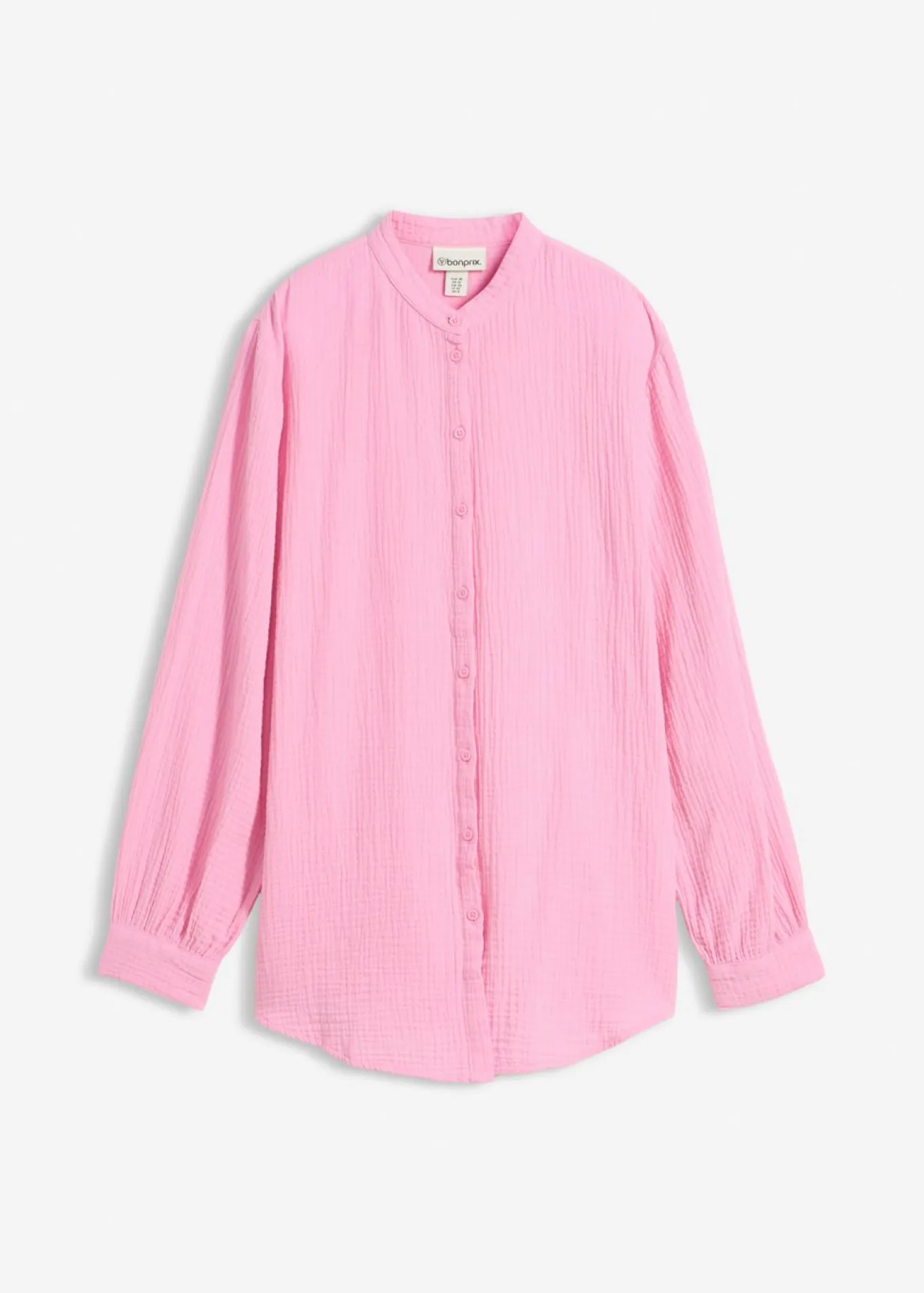 Blusa larga de muselina ligera