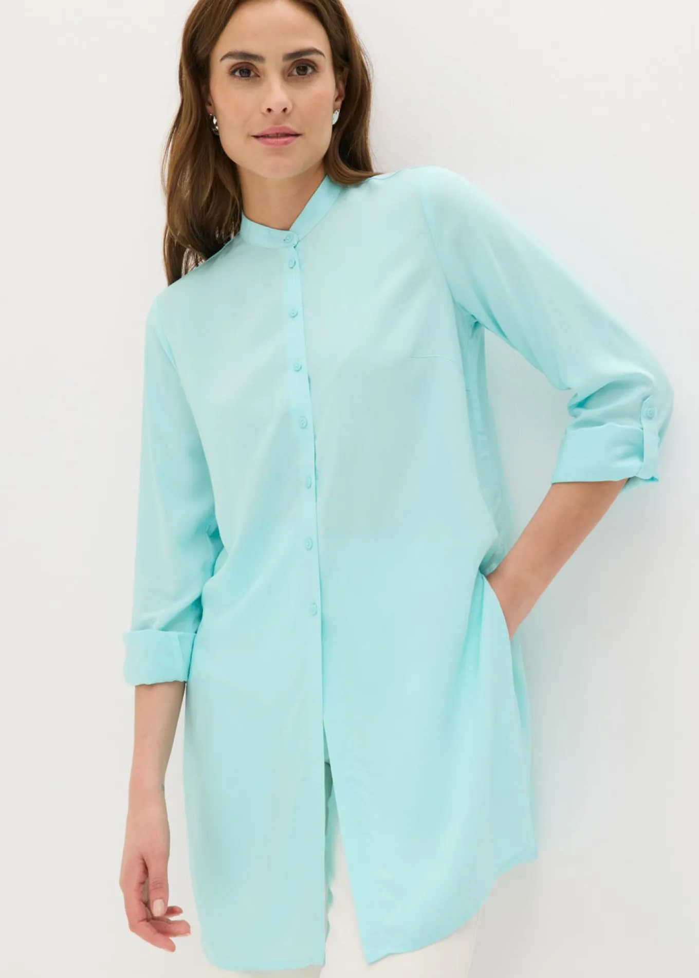 Blusa larga de viscosa
