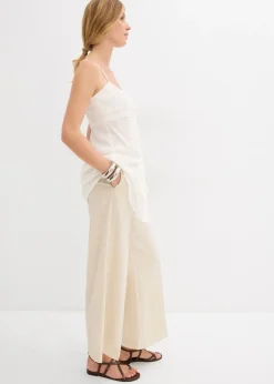 Blusa larga de viscosa fluida