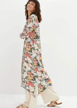 Blusa larga de viscosa fluida