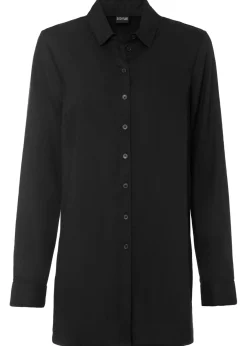 Blusa larga de viscosa pura