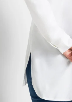 Blusa larga de viscosa pura
