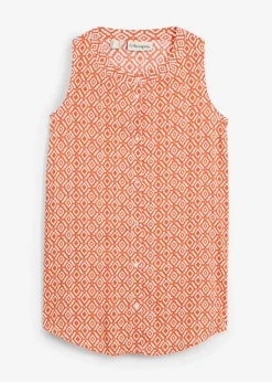 Blusa larga de viscosa suave