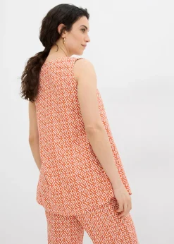 Blusa larga de viscosa suave
