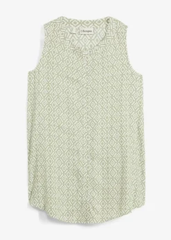 Blusa larga de viscosa suave