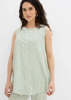 Blusa larga de viscosa suave