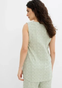 Blusa larga de viscosa suave