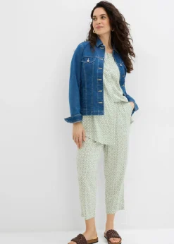 Blusa larga de viscosa suave