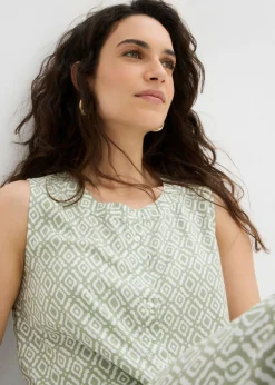 Blusa larga de viscosa suave