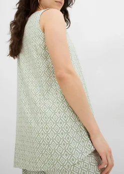Blusa larga de viscosa suave