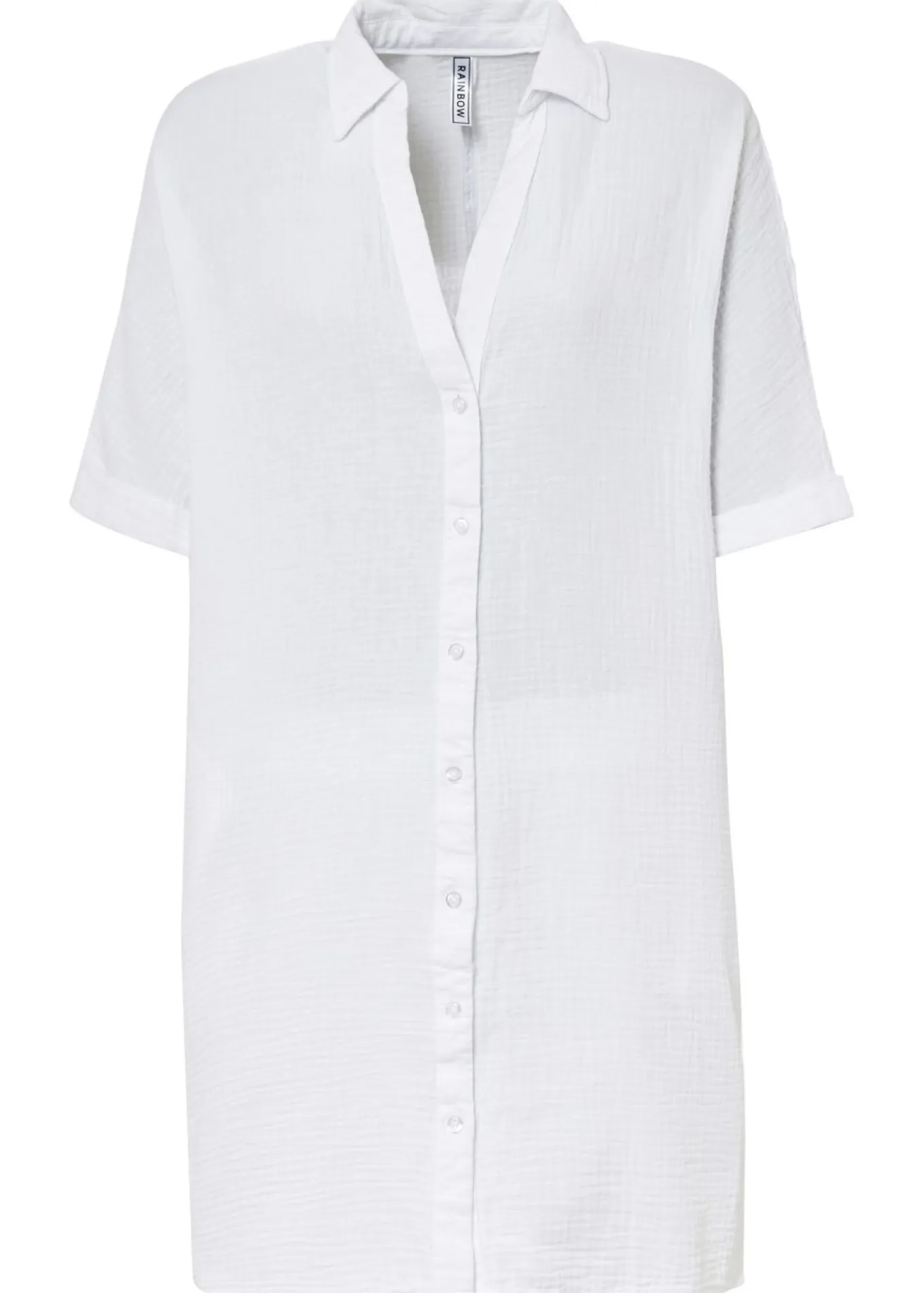 Blusa larga holgada de muselina suave