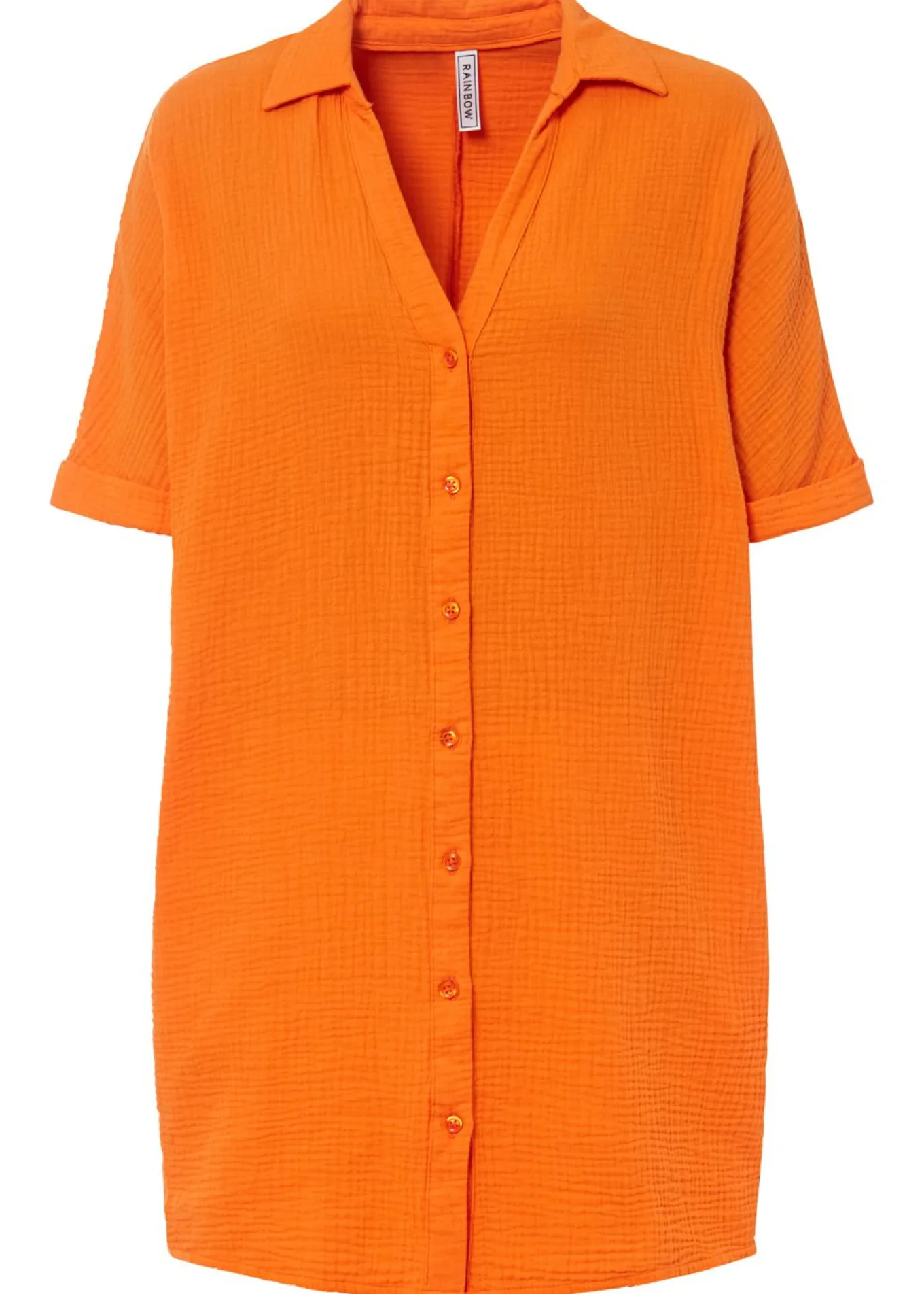 Blusa larga holgada de muselina suave