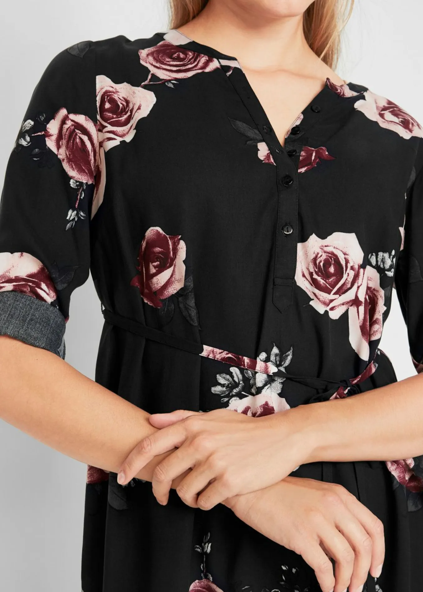 Blusa larga premamá/de lactancia