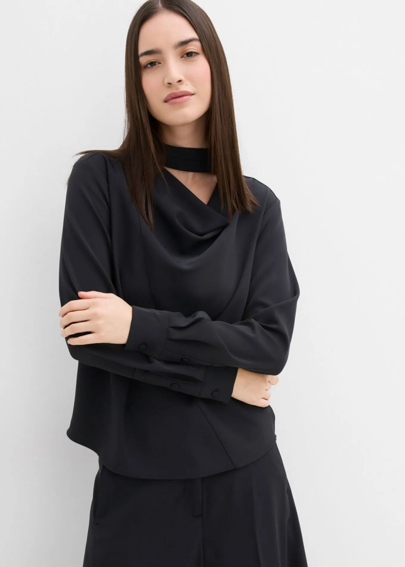 Blusa ligeramente brillante