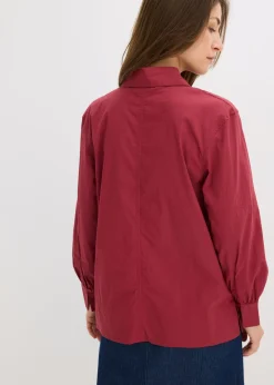 Blusa oversize con mangas voluminosas